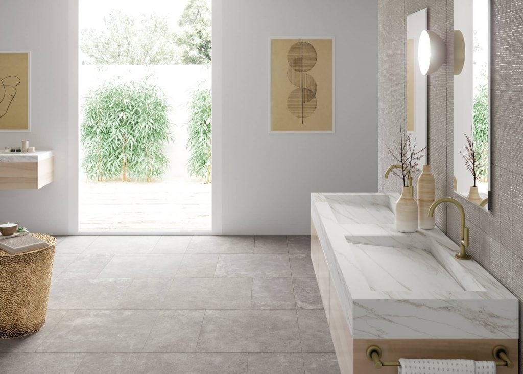 Gạch lát nền nhà vệ sinh 30×30 men matt chống trơn