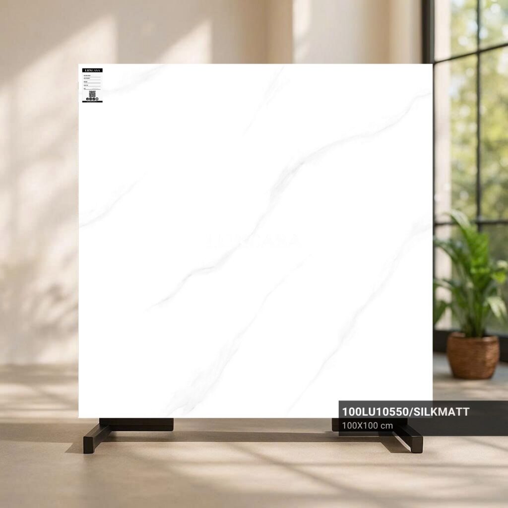 Gạch trắng vân mây 1000×1000 100LU10550