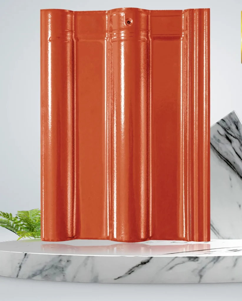 Ngói sóng tráng men màu đỏ tiêu chuẩn- LUMIRA LU01